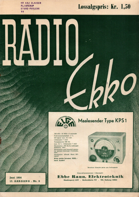 Radio Ekko - 1954-06