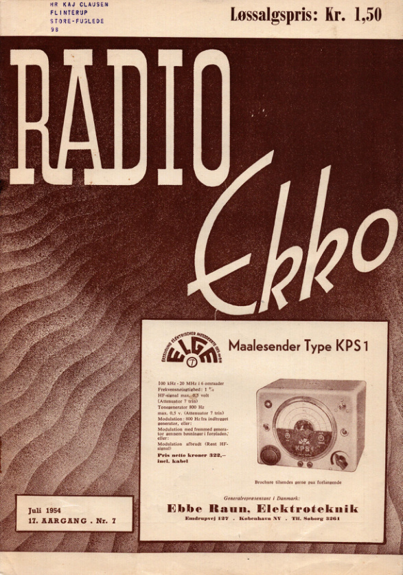 Radio Ekko - 1954-07