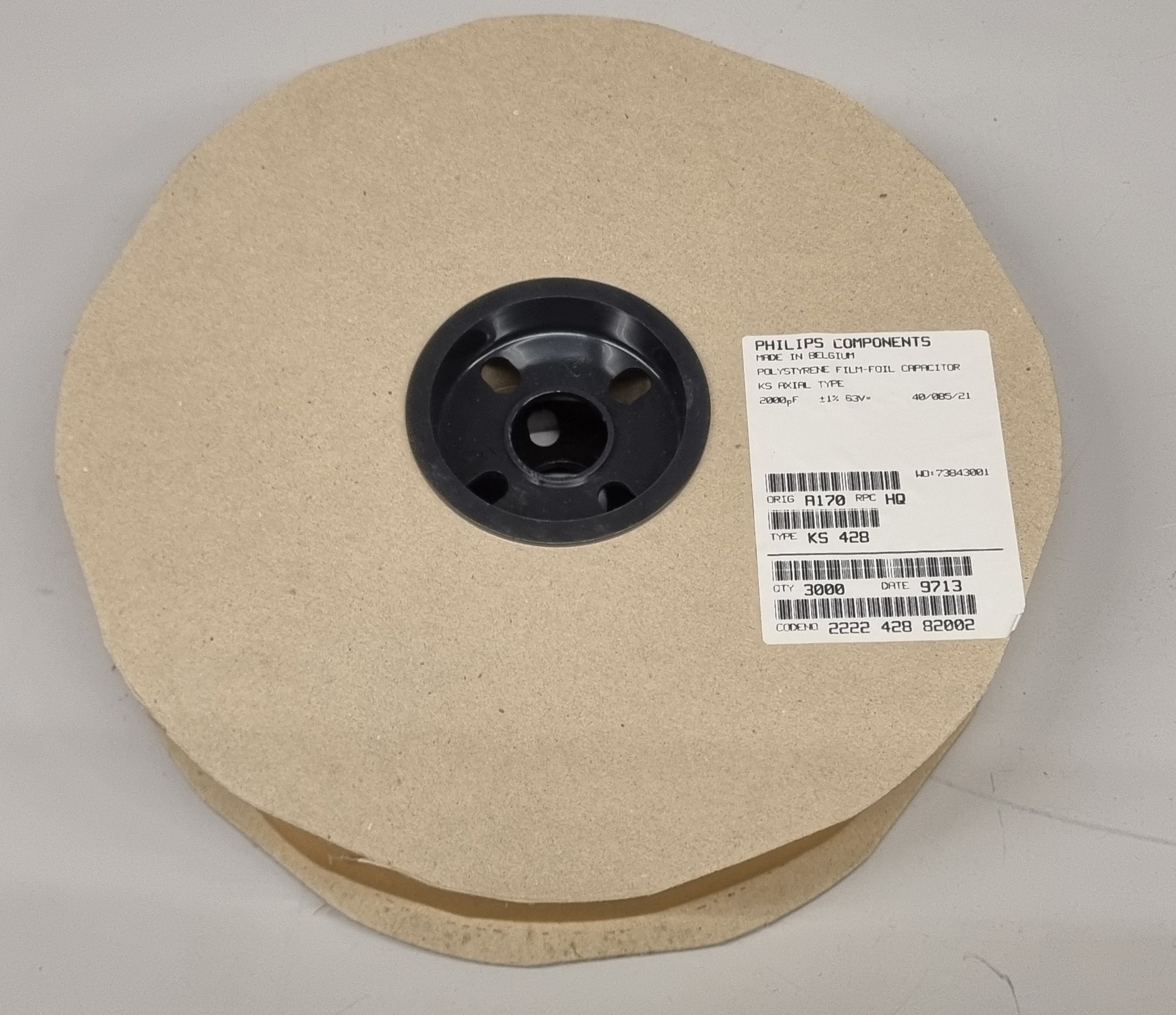 Polystyrene-styroflex film-folie axiale billede 3