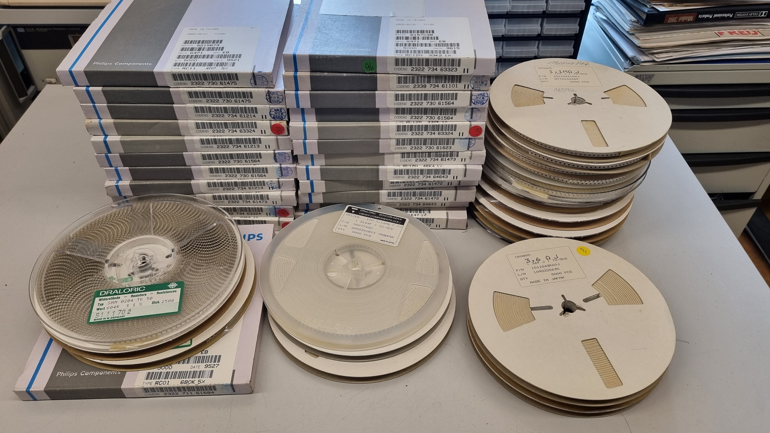 Diverse SMD modstande - hovedbillede