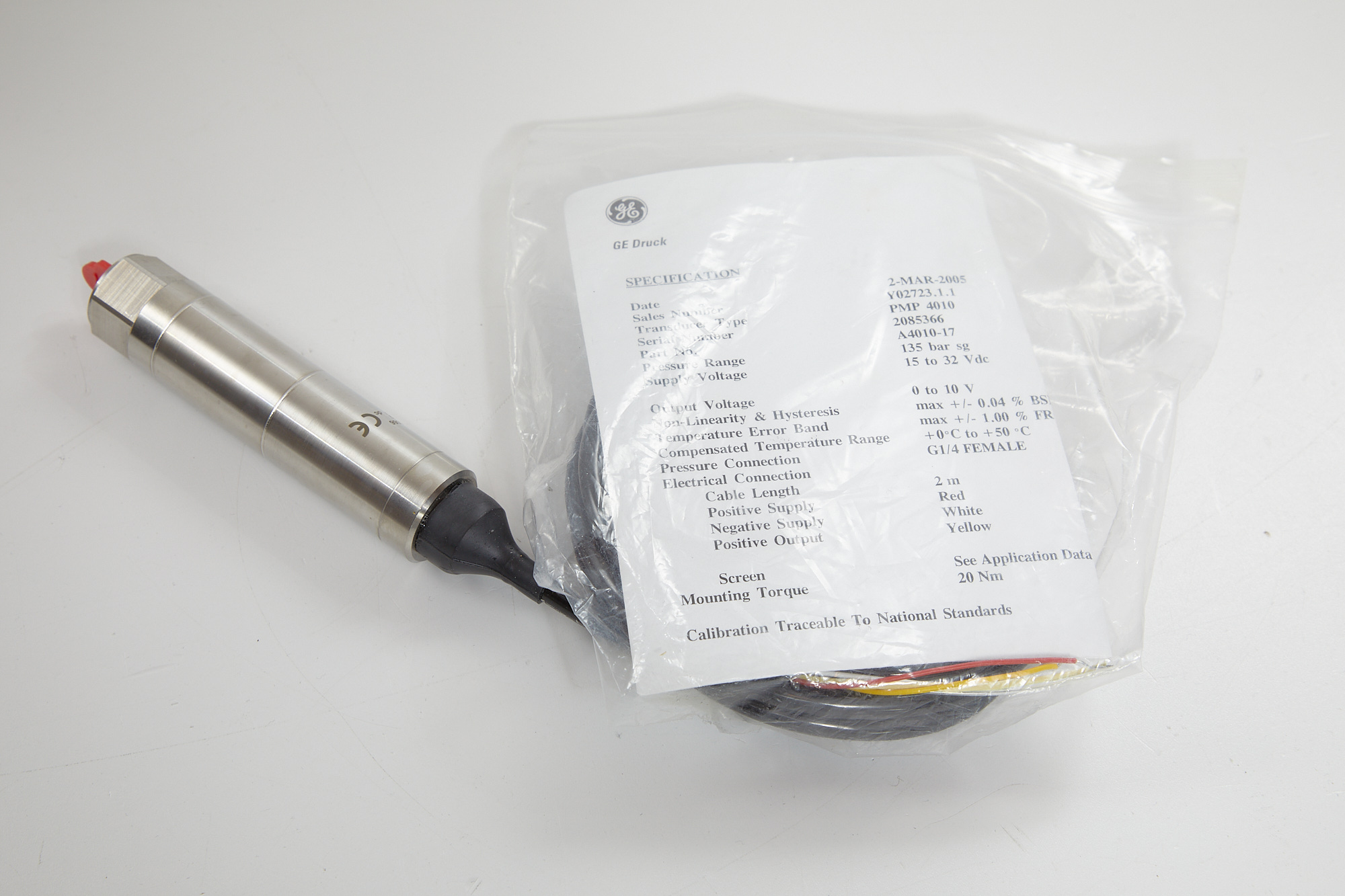 GE tryktransducer PMP 4010 - hovedbillede