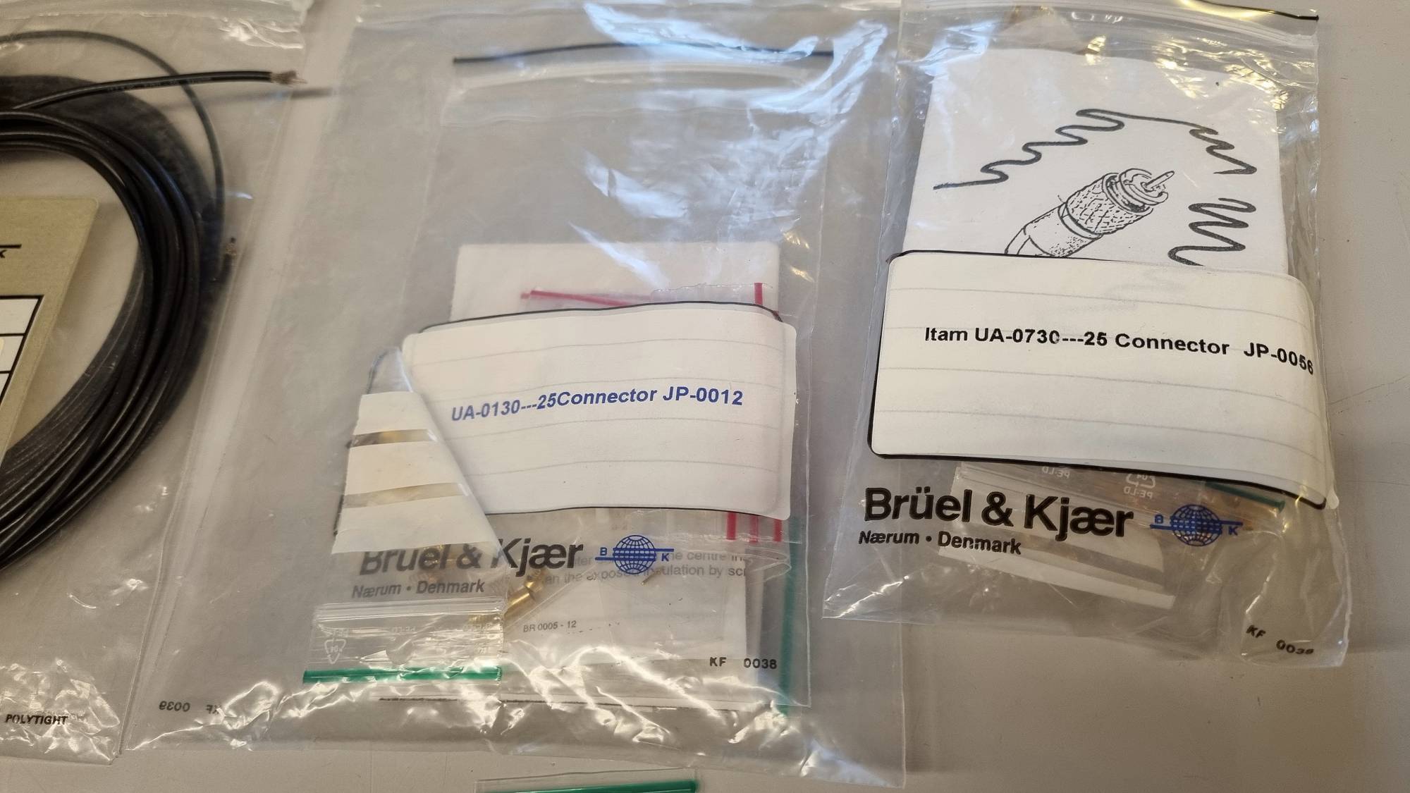 Bruel & Kjær microdot connectors billede 3