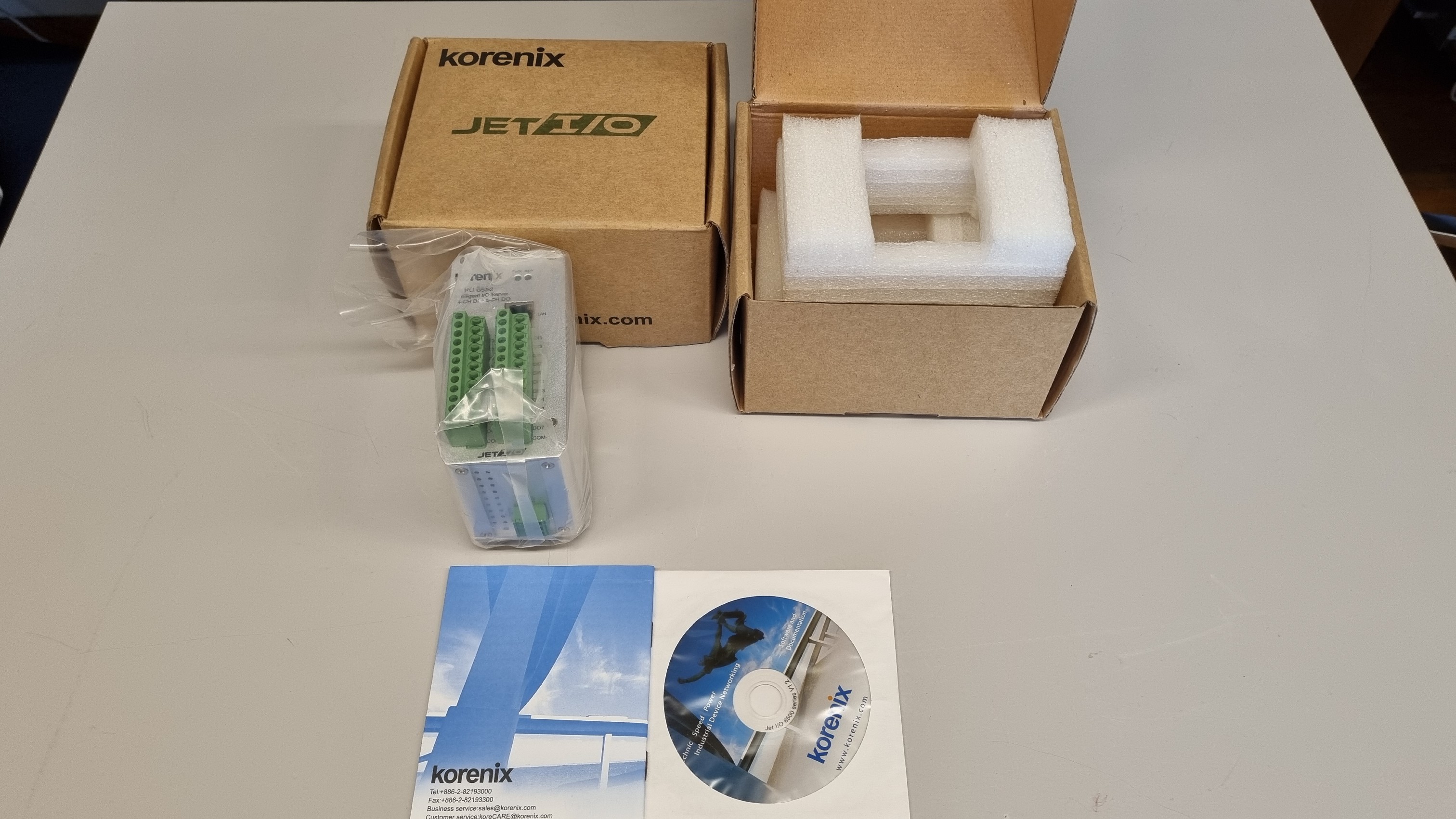 Korenix I/O 6550 I/O server 14-ch DI og 8-ch DO - hovedbillede