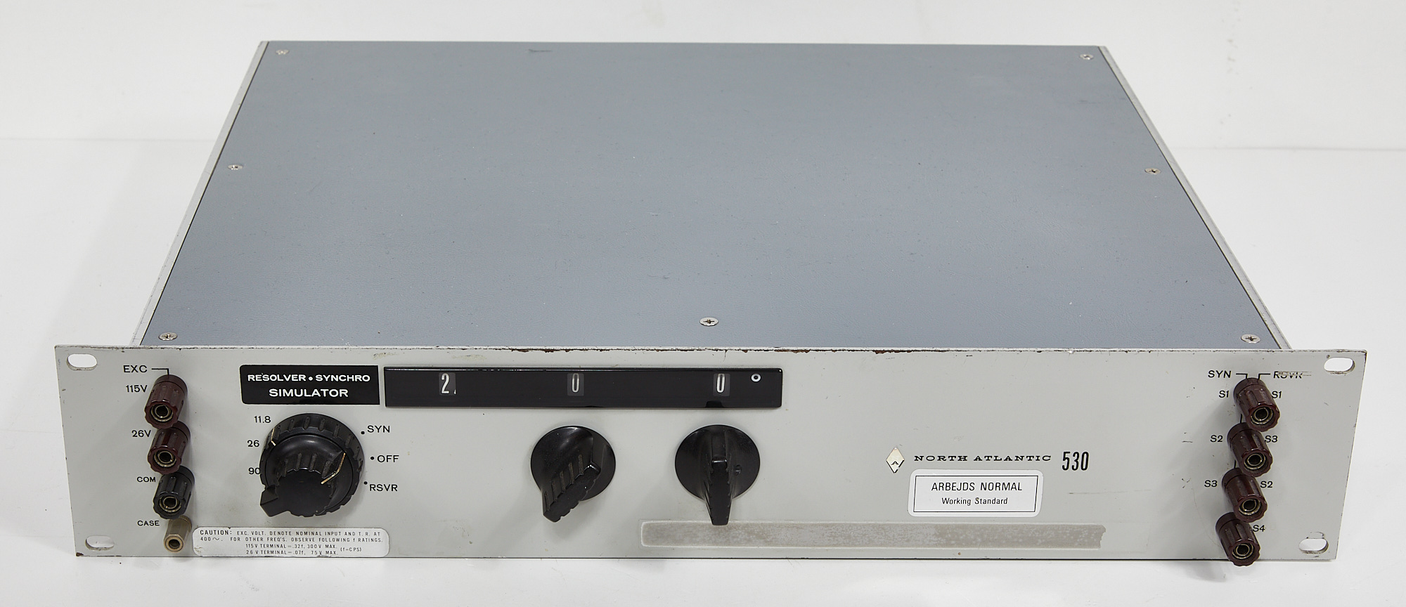 North-Atlantic 530 - synchro-resolver simulator - hovedbillede