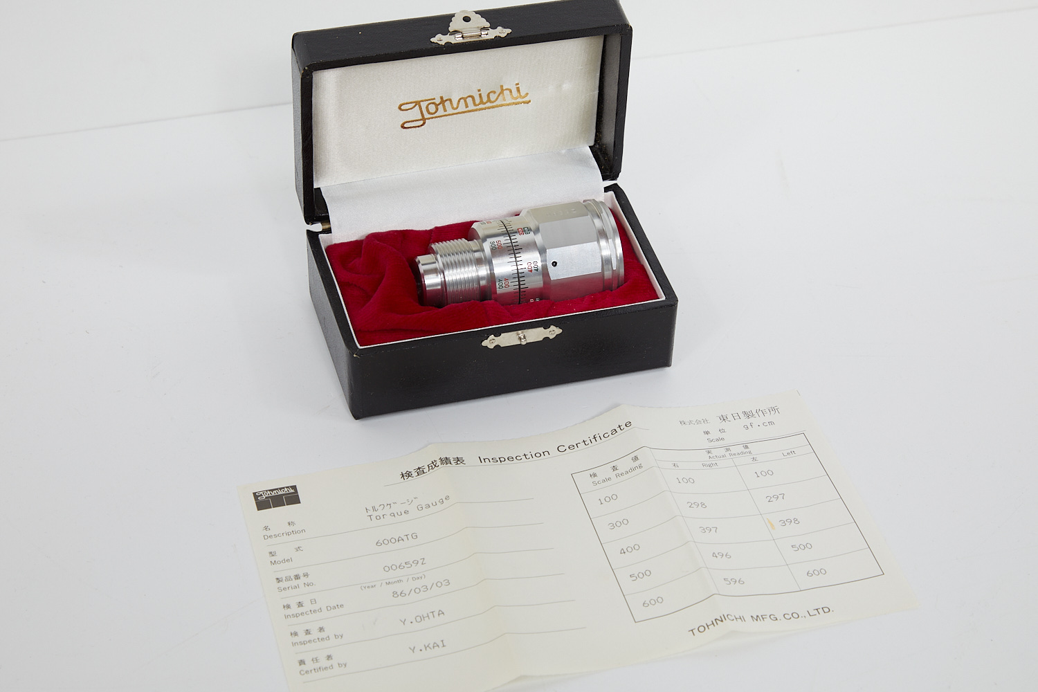 Torque gauge til VHS maskine kalibrering billede 6