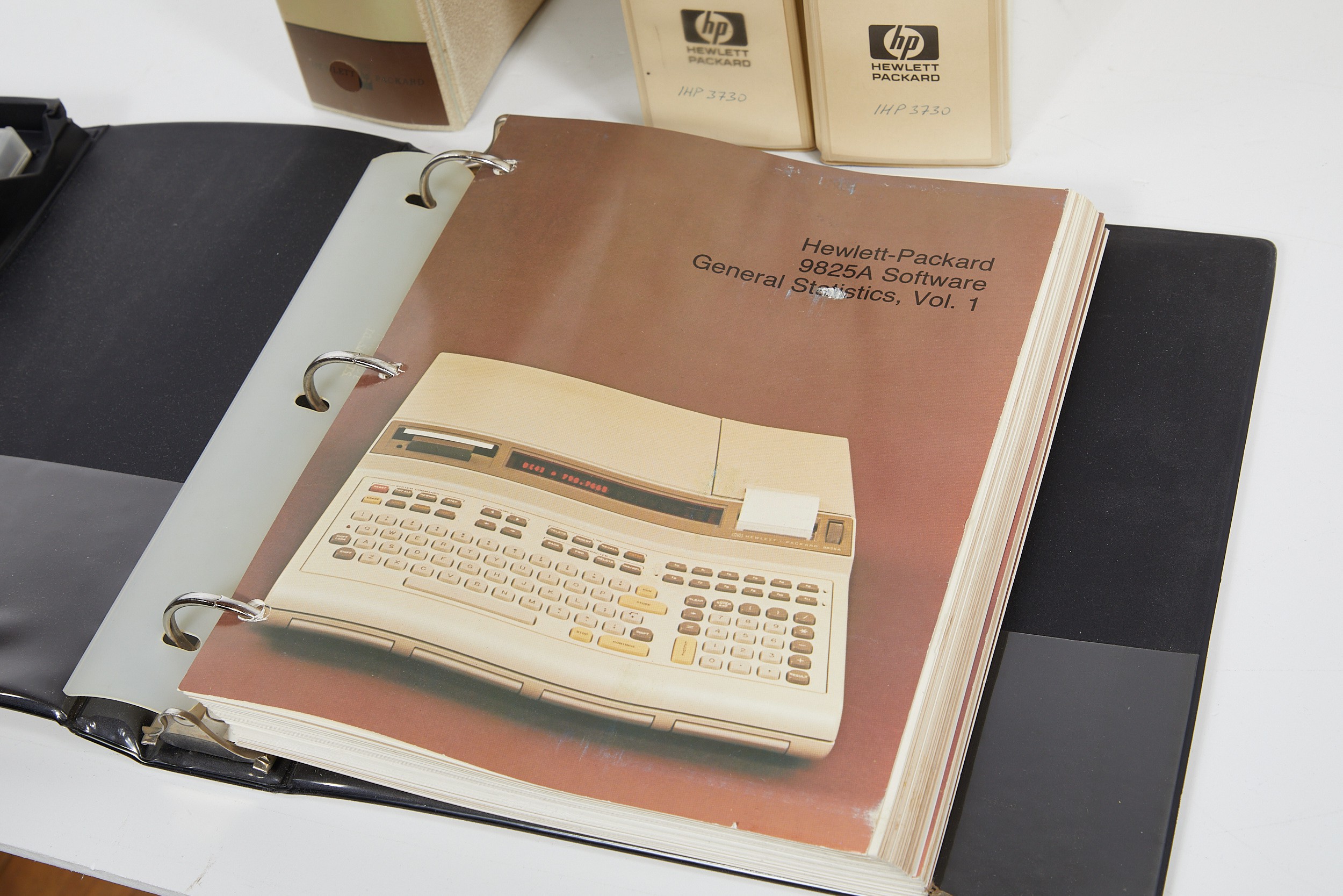 Originale HP 9825 manualer og datamedier billede 4