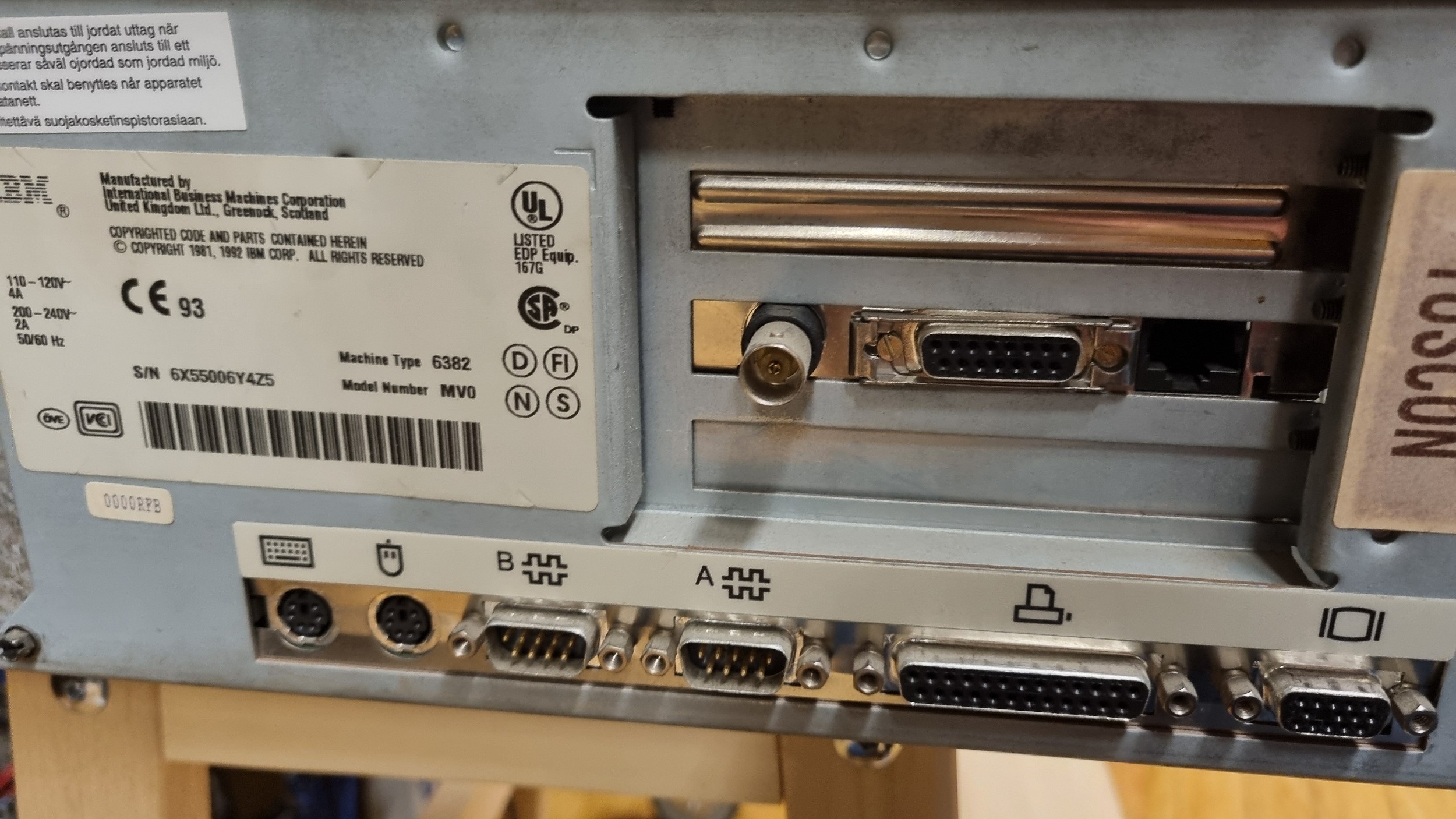 IBM PS/ValuePoint 486'er 33MHz. billede 4